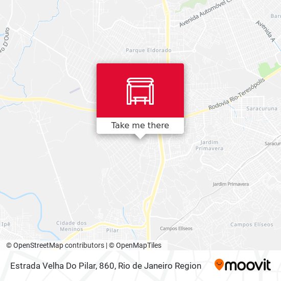 Estrada Velha Do Pilar, 860 map