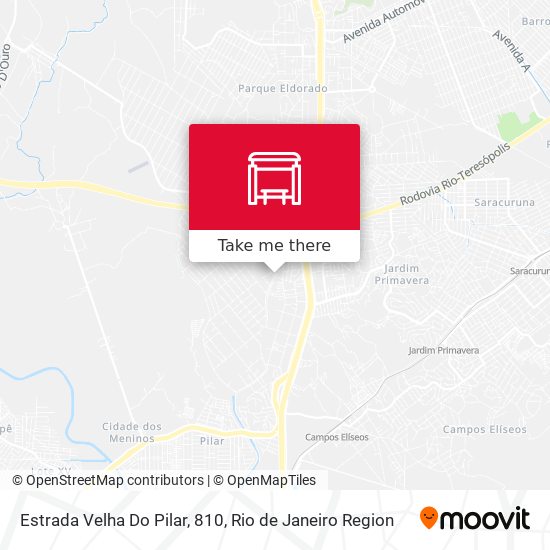 Estrada Velha Do Pilar, 810 map