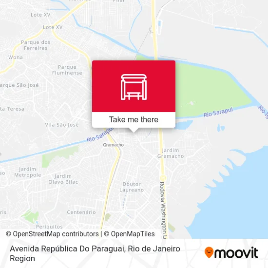 Avenida República Do Paraguai map