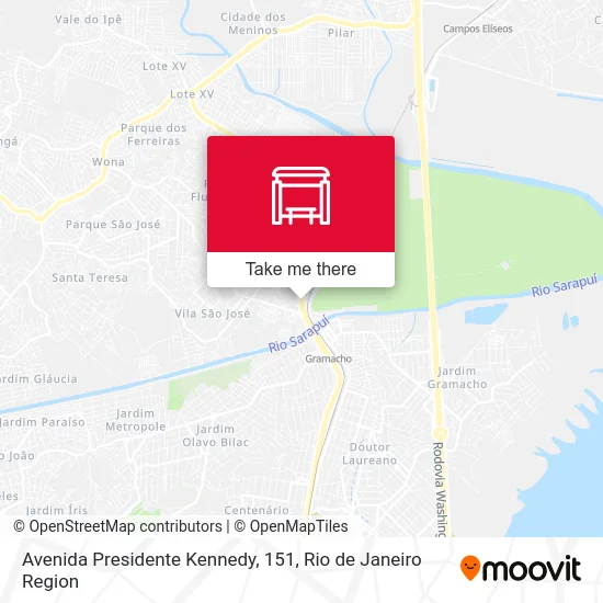 Avenida Presidente Kennedy, 151 map