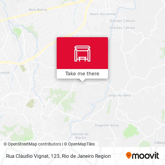 Rua Cláudio Vignat, 123 map