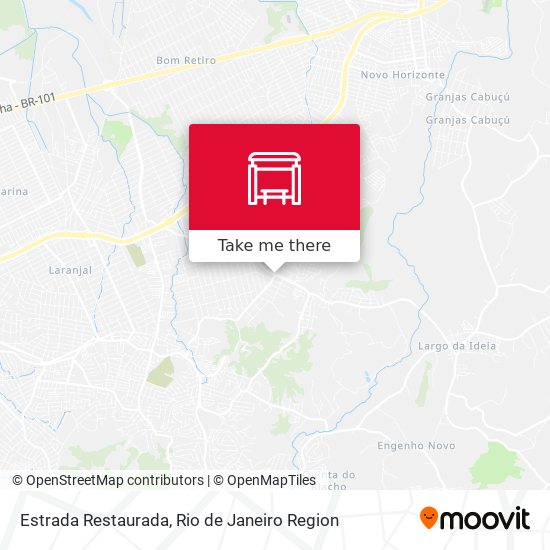 Estrada Restaurada map