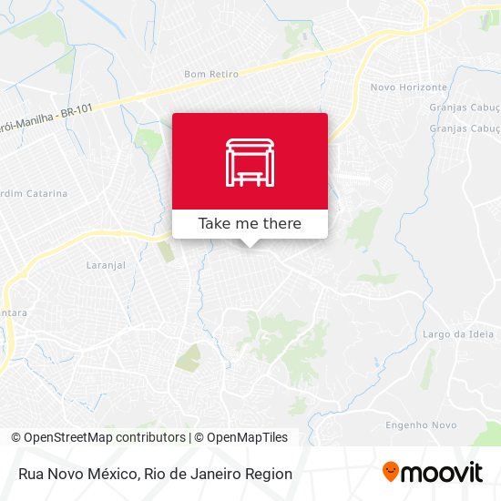 Rua Novo México map