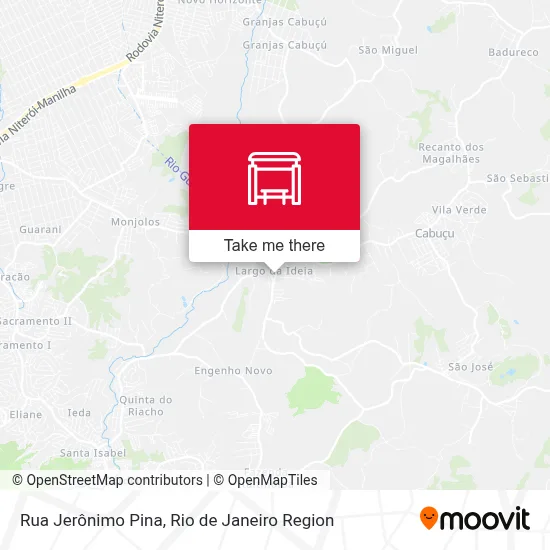 Rua Jerônimo Pina map