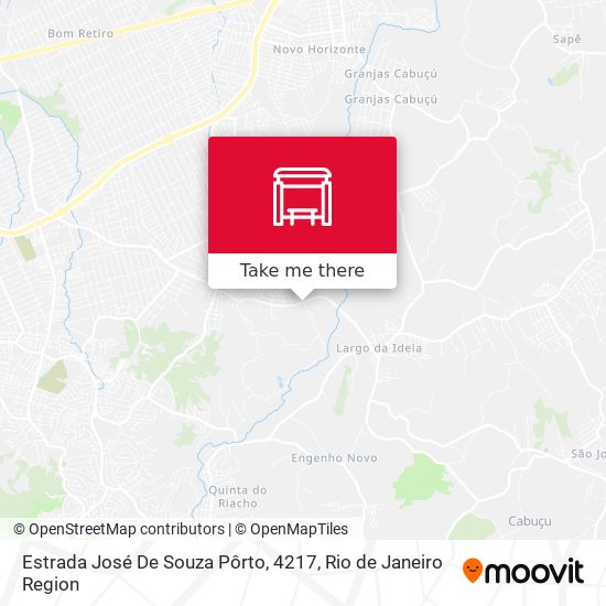 Estrada José De Souza Pôrto, 4217 map
