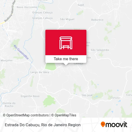 Estrada Do Cabuçu map