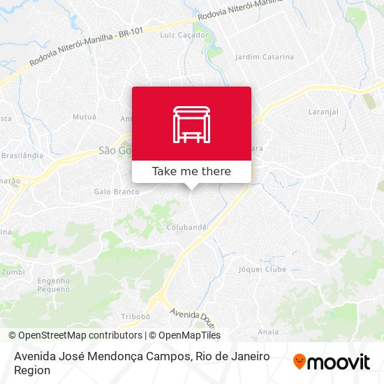 Avenida José Mendonça Campos map