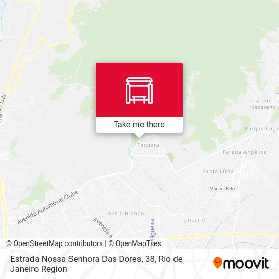 Estrada Nossa Senhora Das Dores, 38 map