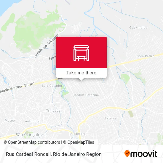 Rua Cardeal Roncali map