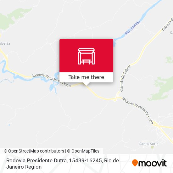 Rodovia Presidente Dutra, 15439-16245 map