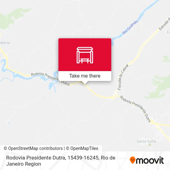 Rodovia Presidente Dutra, 15439-16245 map
