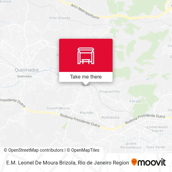 E.M. Leonel De Moura Brizola map