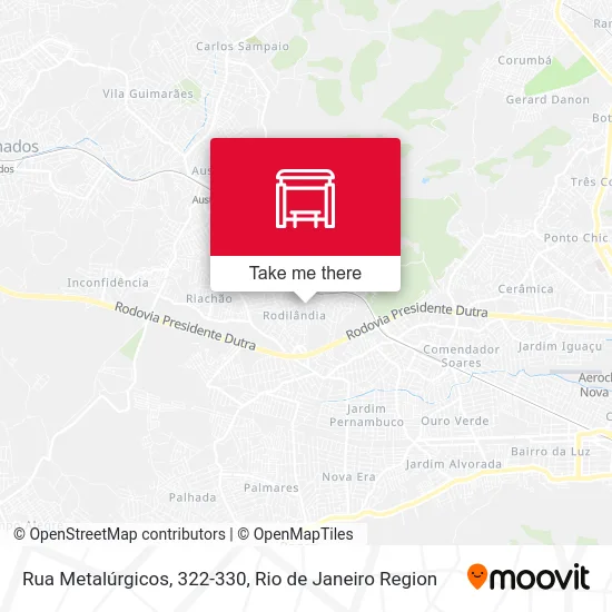 Rua Metalúrgicos, 322-330 map
