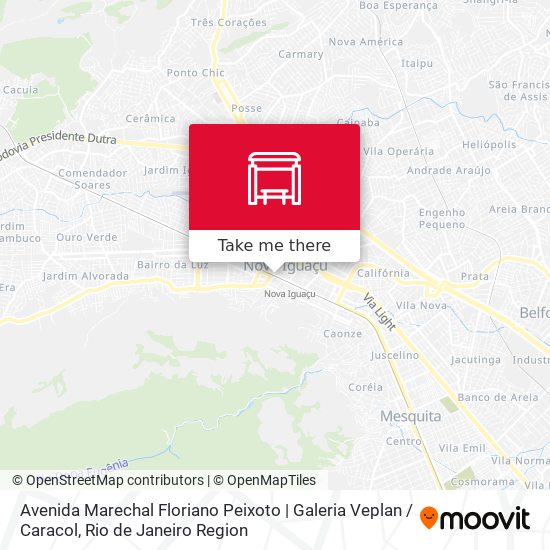 Mapa Avenida Marechal Floriano Peixoto | Galeria Veplan / Caracol