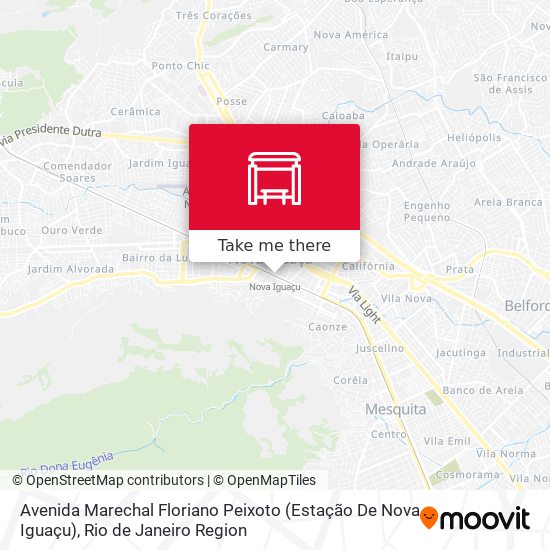 Avenida Marechal Floriano Peixoto (Estação De Nova Iguaçu) map