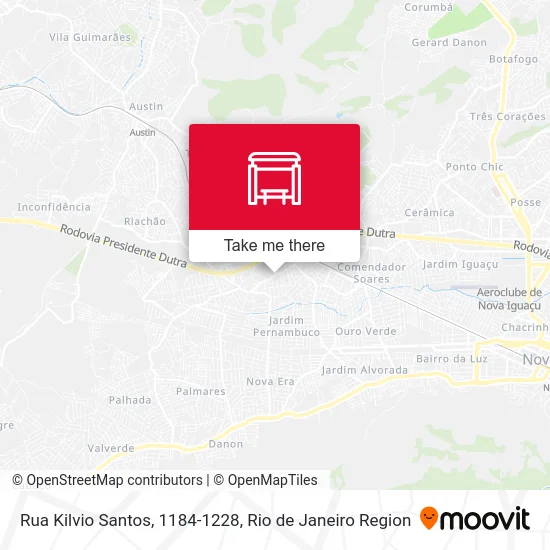 Rua Kilvio Santos, 1184-1228 map