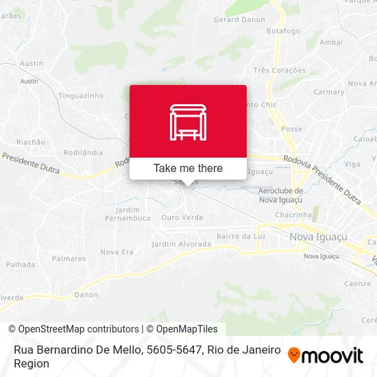 Rua Bernardino De Mello, 5605-5647 map