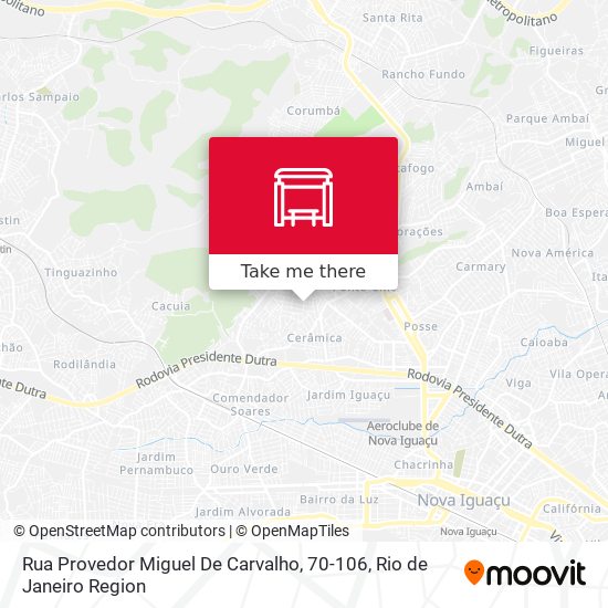 Rua Provedor Miguel De Carvalho, 70-106 map