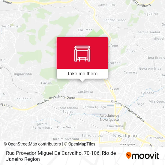 Rua Provedor Miguel De Carvalho, 70-106 map