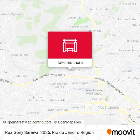 Rua Geny Saraiva, 2026 map
