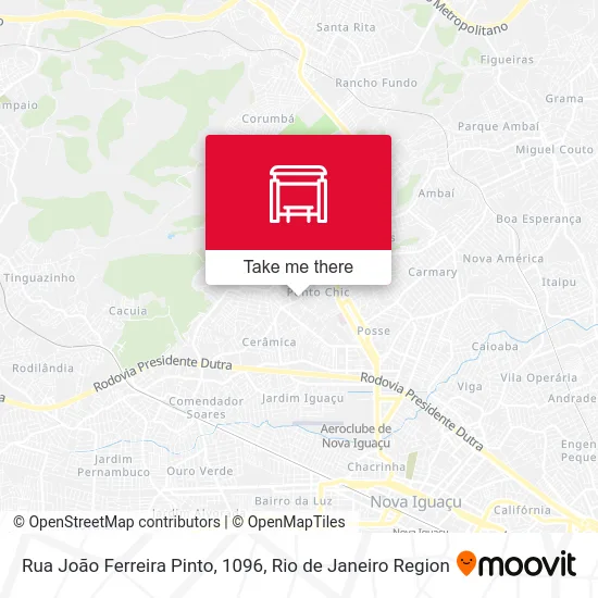 Rua João Ferreira Pinto, 1096 map