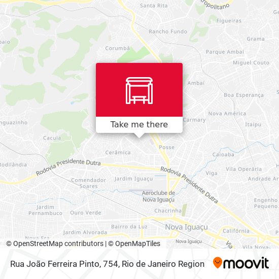 Rua João Ferreira Pinto, 754 map