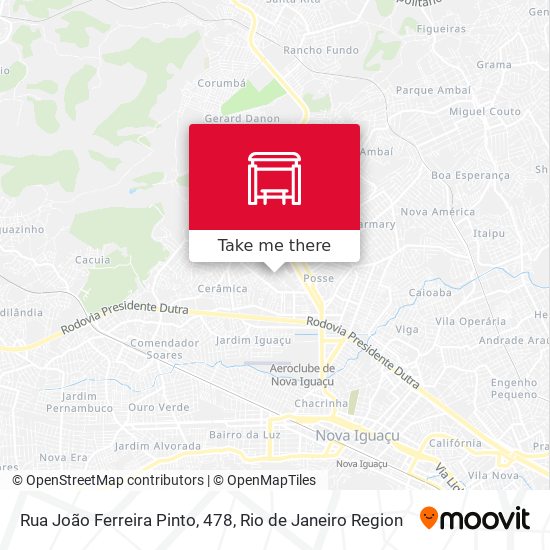 Rua João Ferreira Pinto, 478 map