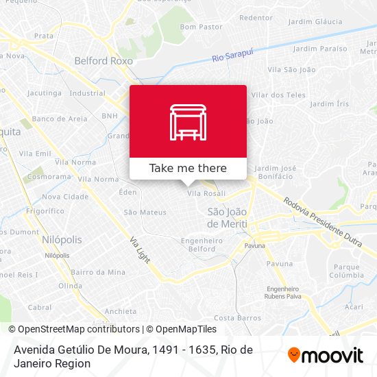Avenida Getúlio De Moura, 1491 - 1635 map