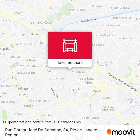 Rua Doutor José De Carvalho, 34 map