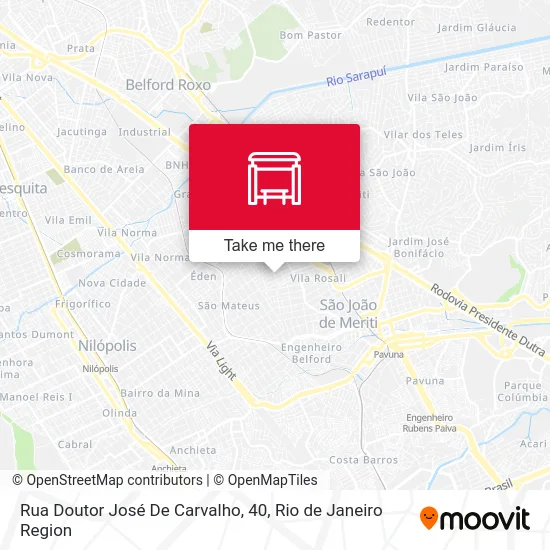 Rua Doutor José De Carvalho, 40 map