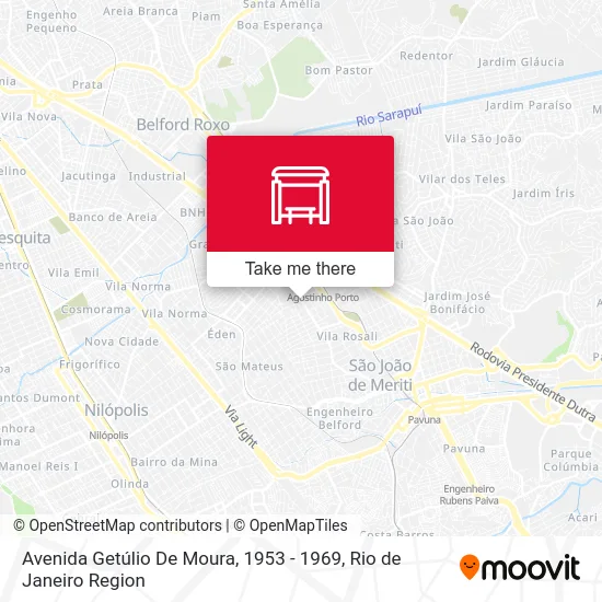 Avenida Getúlio De Moura, 1953 - 1969 map