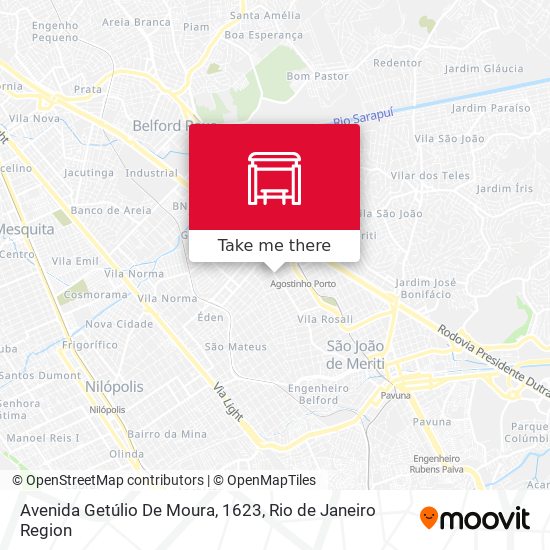 Avenida Getúlio De Moura, 1623 map