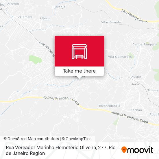 Rua Vereador Marinho Hemeterio Oliveira, 277 map