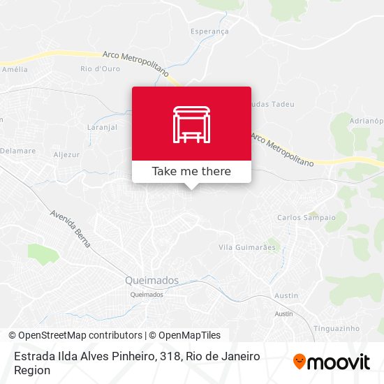 Estrada Ilda Alves Pinheiro, 318 map