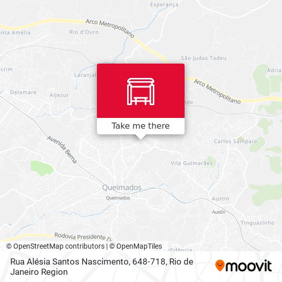 Rua Alésia Santos Nascimento, 648-718 map