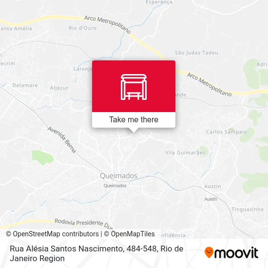 Rua Alésia Santos Nascimento, 484-548 map