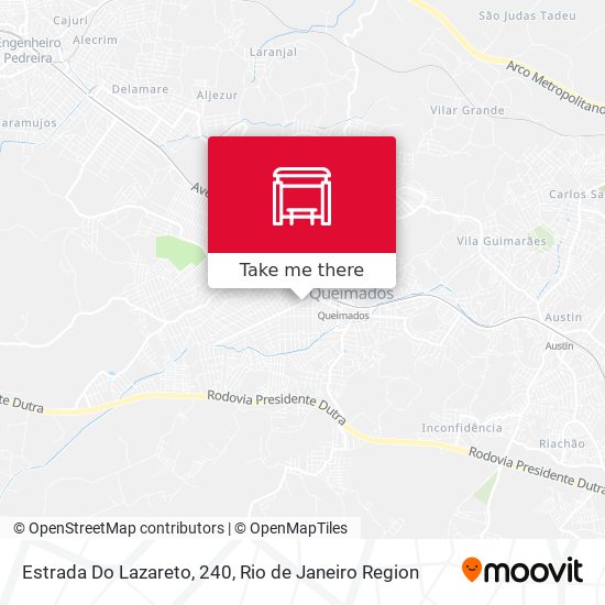 Estrada Do Lazareto, 240 map
