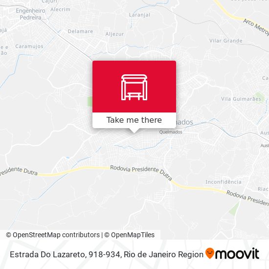 Estrada Do Lazareto, 918-934 map