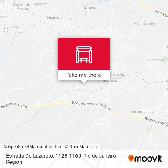 Estrada Do Lazareto, 1128-1160 map