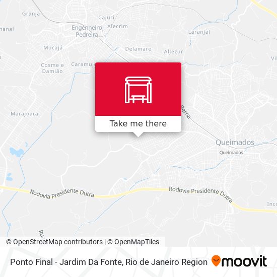 Ponto Final - Jardim Da Fonte map
