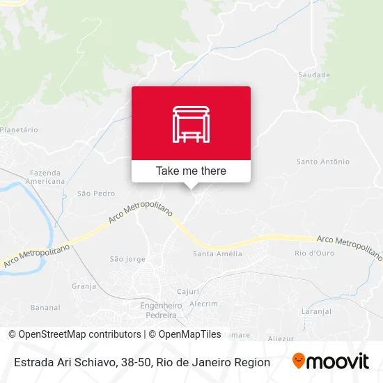 Estrada Ari Schiavo, 38-50 map