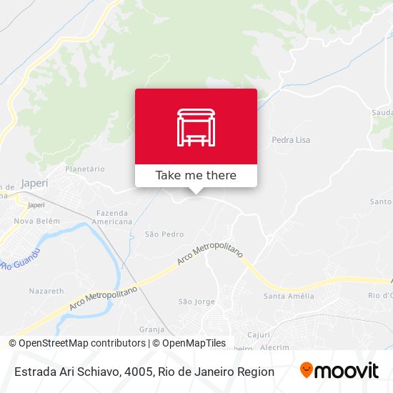 Estrada Ari Schiavo, 4005 map