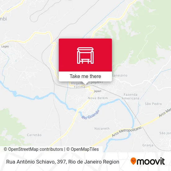 Rua Antônio Schiavo, 397 map