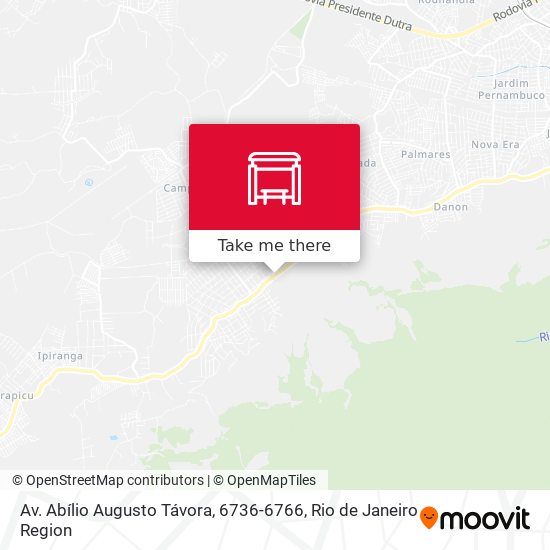 Mapa Av. Abílio Augusto Távora, 6736-6766