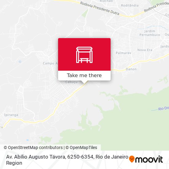 Mapa Av. Abílio Augusto Távora, 6250-6354