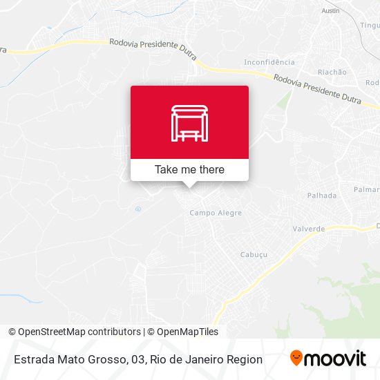 Estrada Mato Grosso, 03 map