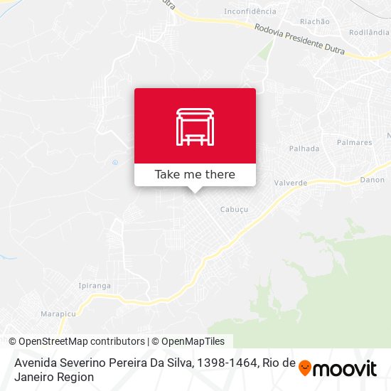 Avenida Severino Pereira Da Silva, 1398-1464 map