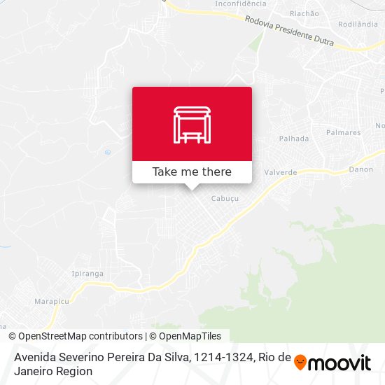 Avenida Severino Pereira Da Silva, 1214-1324 map