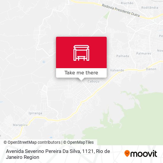 Avenida Severino Pereira Da Silva, 1121 map