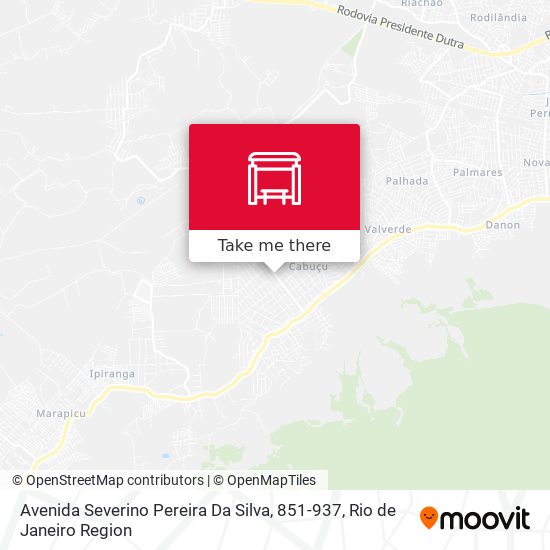 Avenida Severino Pereira Da Silva, 851-937 map